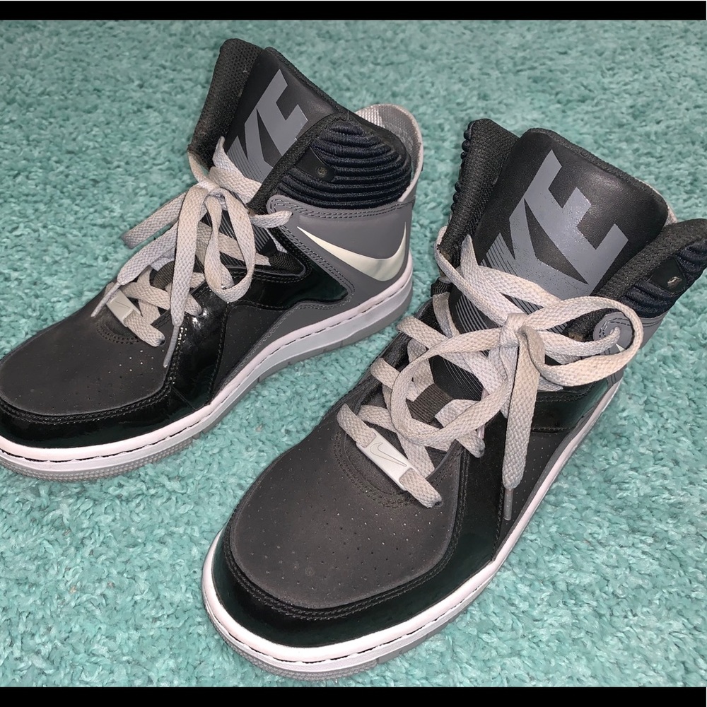 Black & Gray High tops